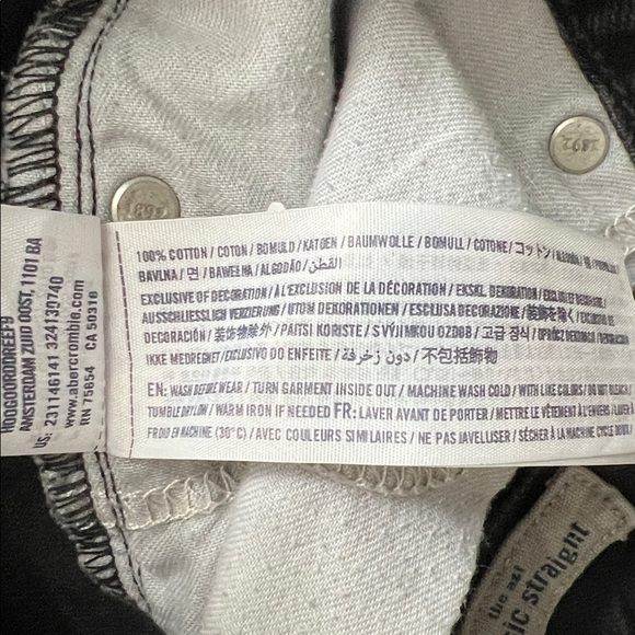 Abercrombie kids classic straight jeans boys 16 - Picture 9 of 9